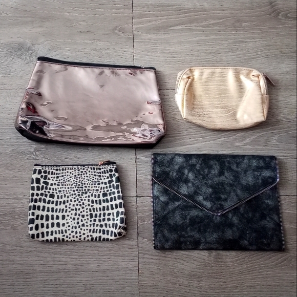 Bundle of 4 Cosmetic bags Lancome Ulta Nordstrom Bare Minerals - Picture 1 of 10